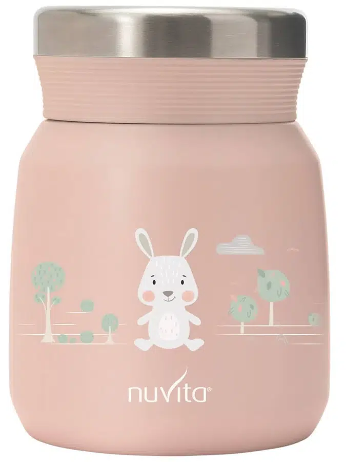 Термос детский Nuvita для еды и жидкости 4471, 300 мл, розовый NU-PPCP0051