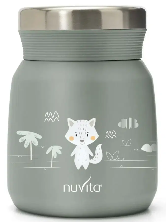 Термос детский Nuvita для еды и жидкости 4471, 300 мл, серый NU-PPCP0062