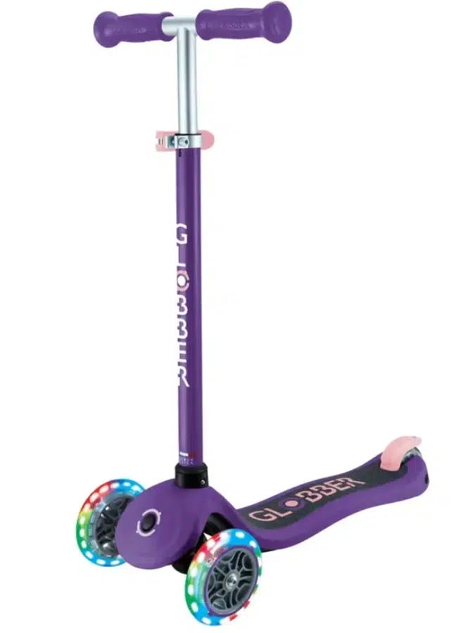 Самокат GLOBBER PRIMO LIGHTS V2 Фиолетово-розовый
