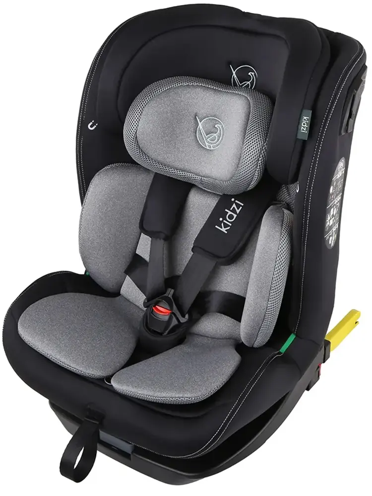 Автокресло 0+/1/2/3 KIDZI SPIN 360 i-SIZE, серое