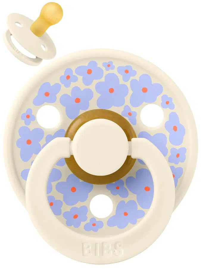 Пустышка латексная BIBS Studio Colour - Jasmine Field - Кремовый (Ivory), 0+ мес 10018216