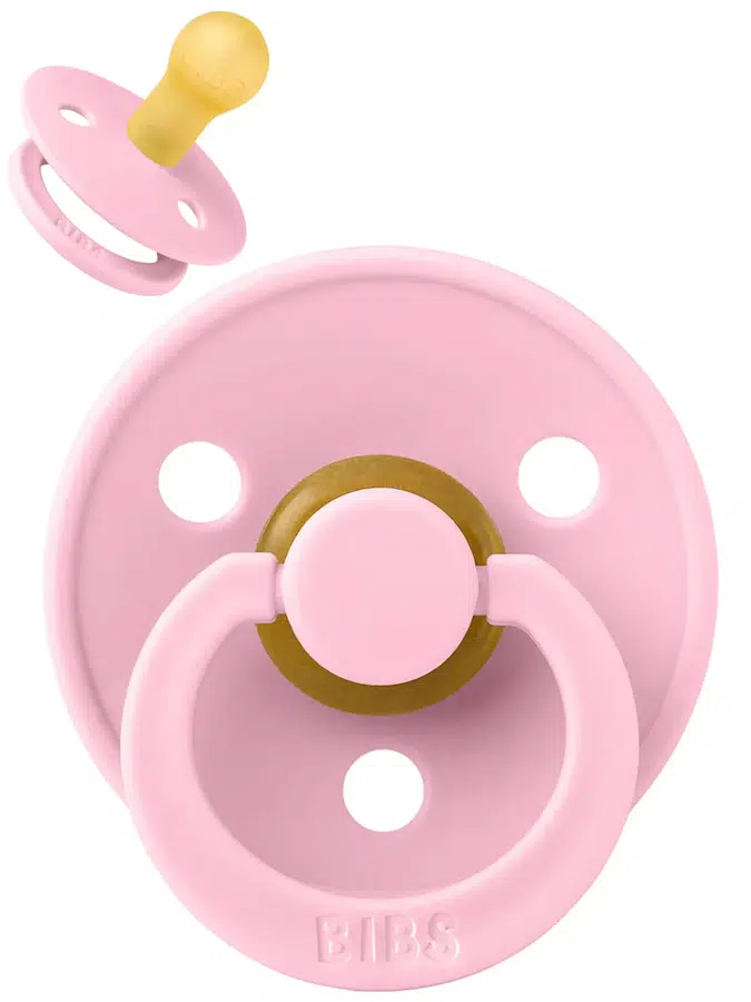 Пустышка латексная BIBS Colour - Розовый (Baby Pink), 0+ мес 100234