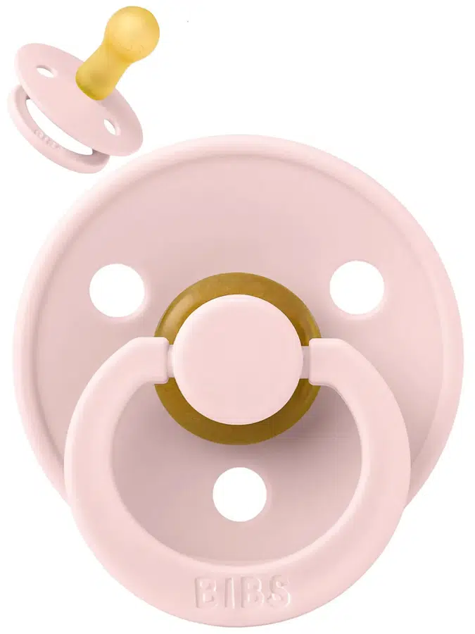 Пустышка латексная BIBS Colour - Розовый (Blossom), 6+ мес 200277