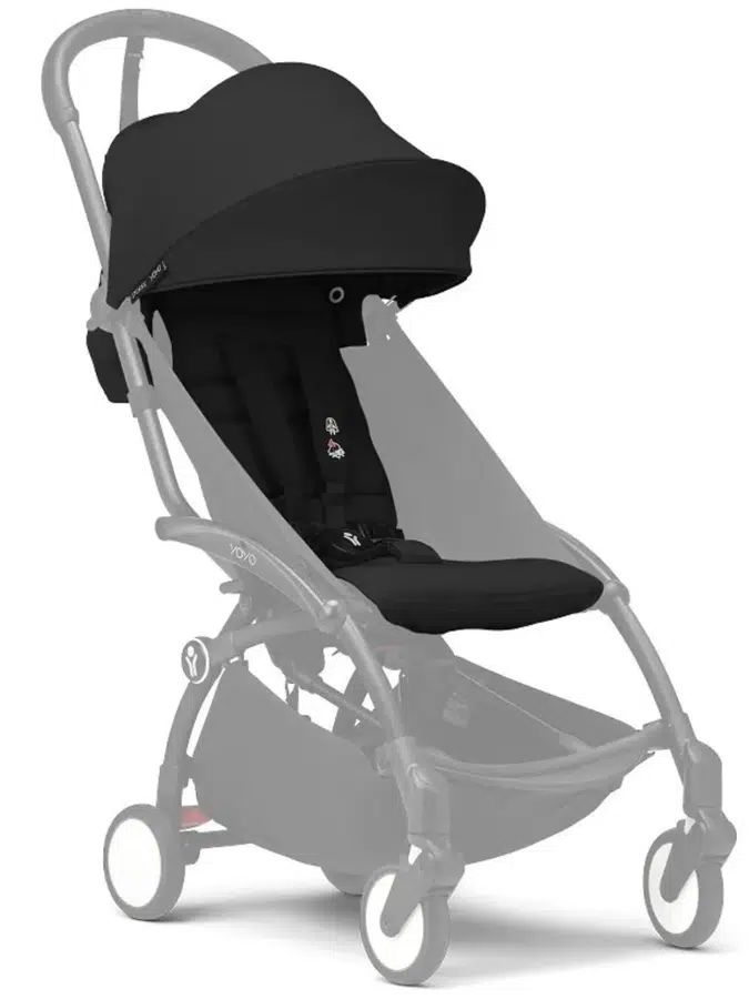 Капюшон и сиденье Stokke/Babyzen YOYO 6+, черный (black)