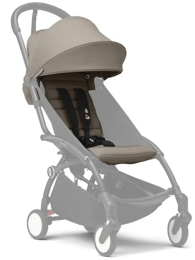 Капюшон и сиденье Stokke/Babyzen YOYO 6+, серо-коричневый (taupe)