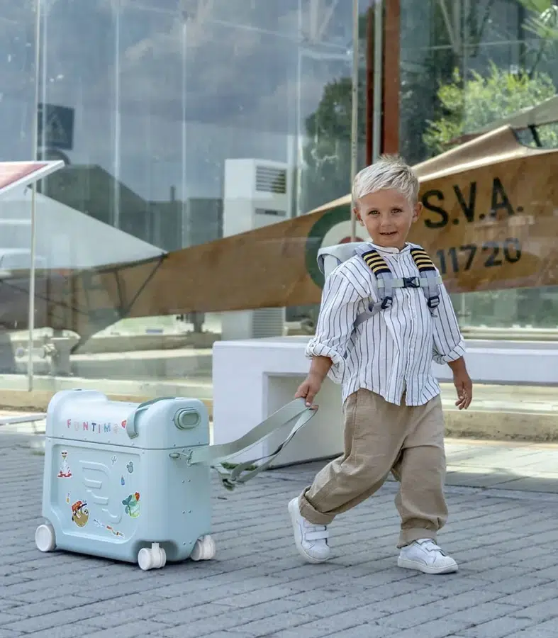 Чемодан-трансформер JetKids by Stokke BedBox V4 Светло-зеленый (Sea Green) 681303