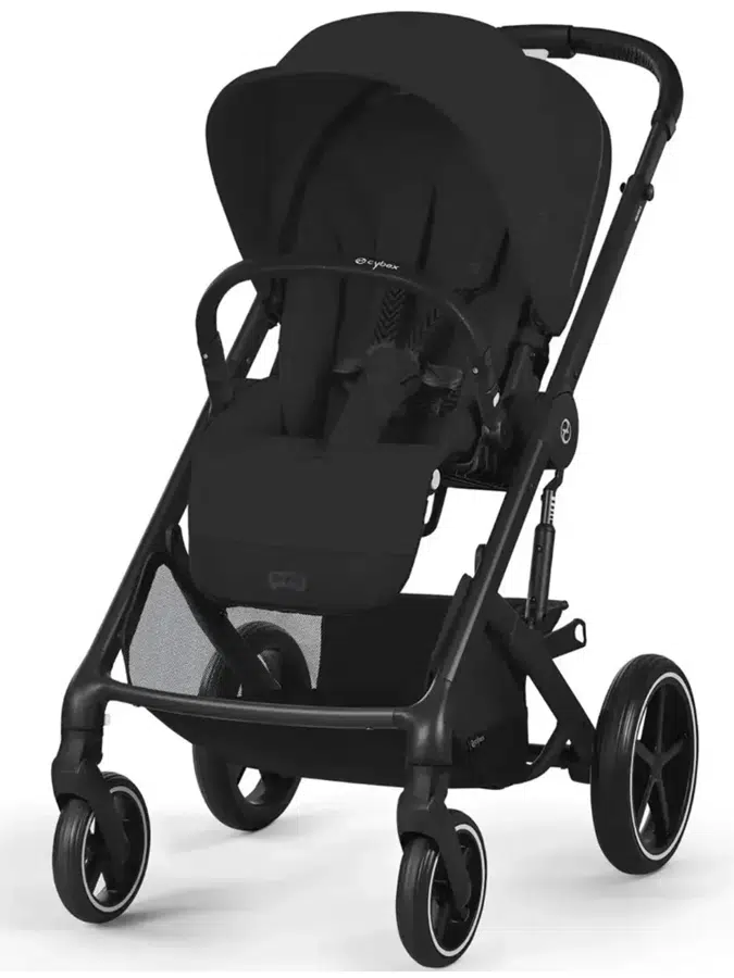 Коляска прогулочная Cybex Balios S Lux BLK Moon Black с дождевиком