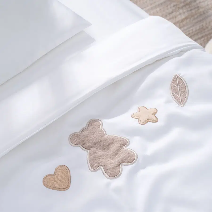 Пост.белье PERINA Teddy Sateen Coll. 2 пр: подод.140х100см, навол.60х40см белый ТДСК2-01.3/40