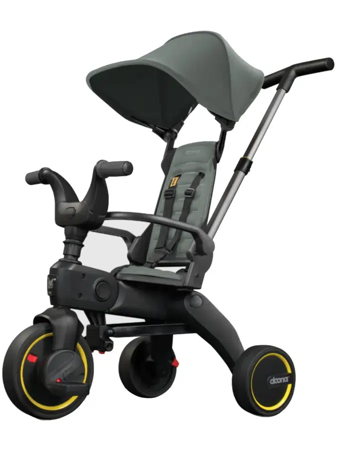 Велосипед - коляска 3-х колесный складной Doona Liki Trike S1 Slate Green (Forest Grey)