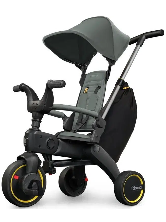 Велосипед - коляска 3-х колесный складной Doona Liki Trike S3 Slate Green (Forest Grey)