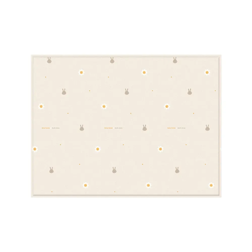 Коврик рулонный Parklon Prime Living Edge 150x200x1,5 см Зайчики-ромашки EDS-521-BD