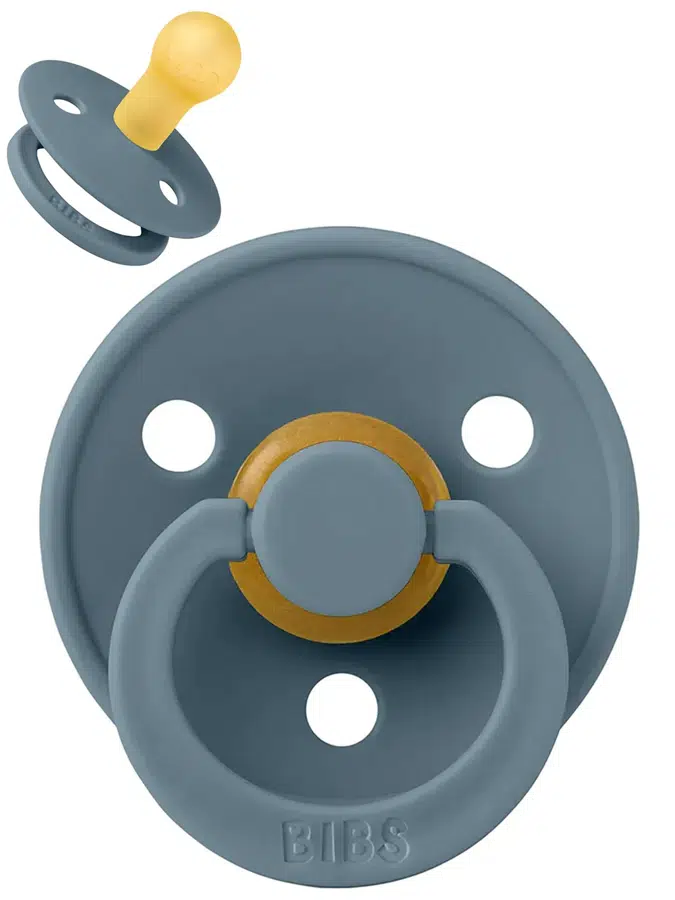 Пустышка латексная BIBS Colour - Серо-синий (Petrol), 0+ мес. 100260
