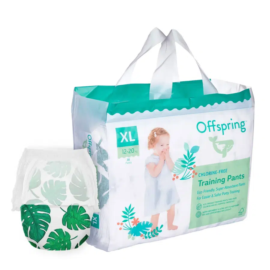 Трусики-подгузники Offspring XL 12-20 кг Тропики 30 шт OF02XLLEA