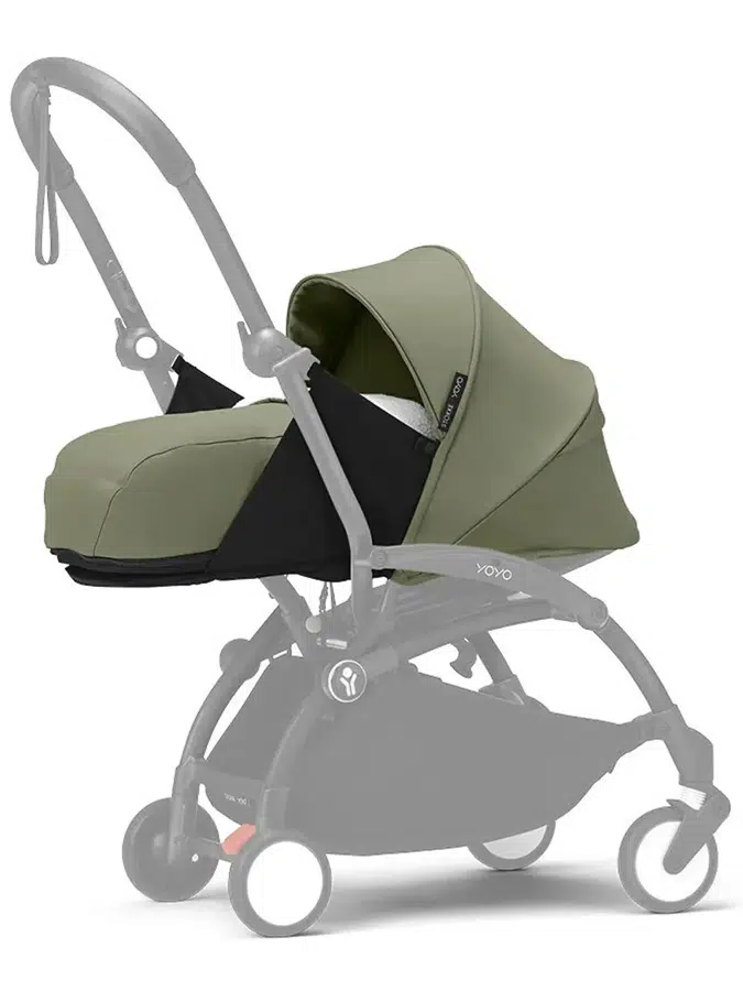 Комплект люльки для новорожденного Stokke/Babyzen YOYO 0+, мягкий каркас (newborn pack), оливковый (olive)
