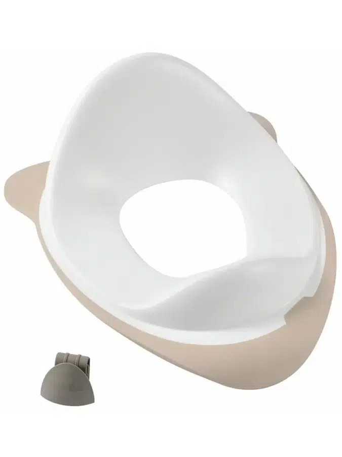 Сиденье для унитаза Beaba с крючком для крепления к стене или унитазу Reducteur de toilette - Terre d'argile 920421