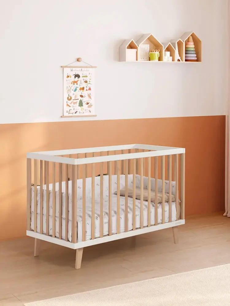 Кровать Micuna Mencia 120*60 white/wood