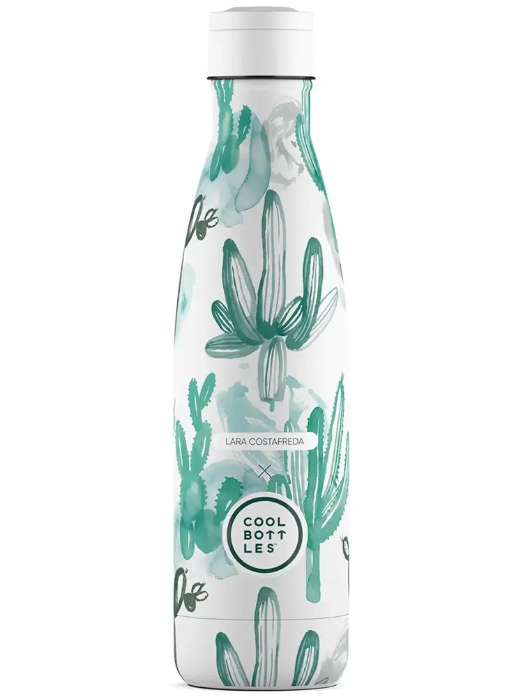 Термос–термобутылка Cool Bottles Lara Costrafreda Watercolor Cactus 500мл CBB50LCW