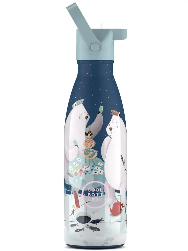 Термос–термобутылка Cool Bottles Kids серия Wonders Polar Bears 350мл CBBK35PB
