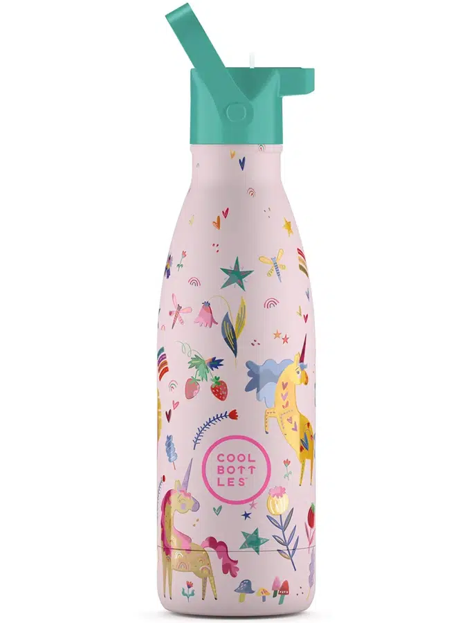 Термос–термобутылка Cool Bottles Kids серия Fantasy Funny Unicorns 350мл CBBK35FU