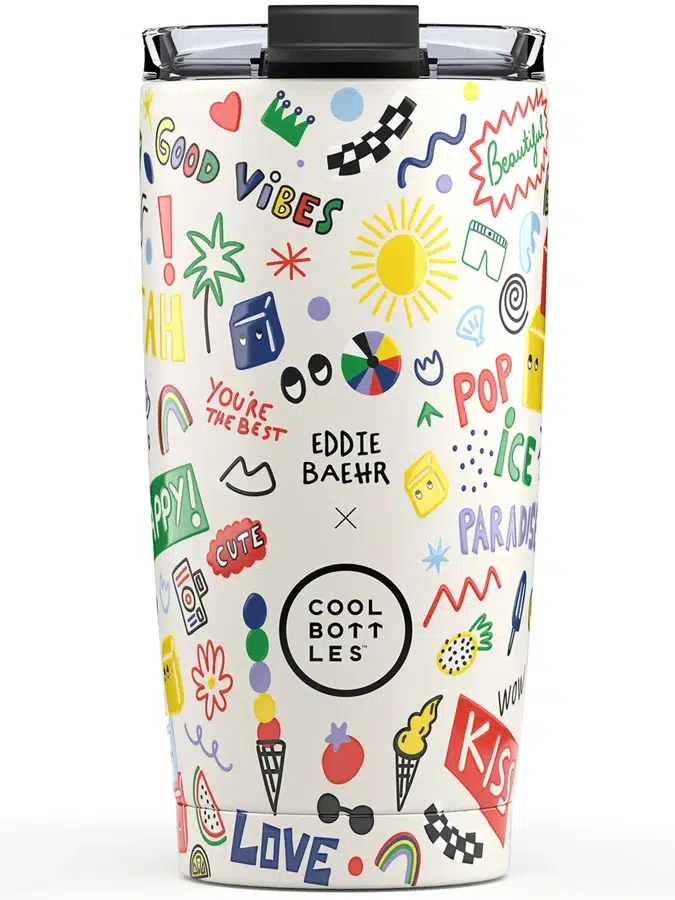 Термокружка Cool Bottles Tumbler Eddie Baehr Good Vibes 550мл CBT55GVI