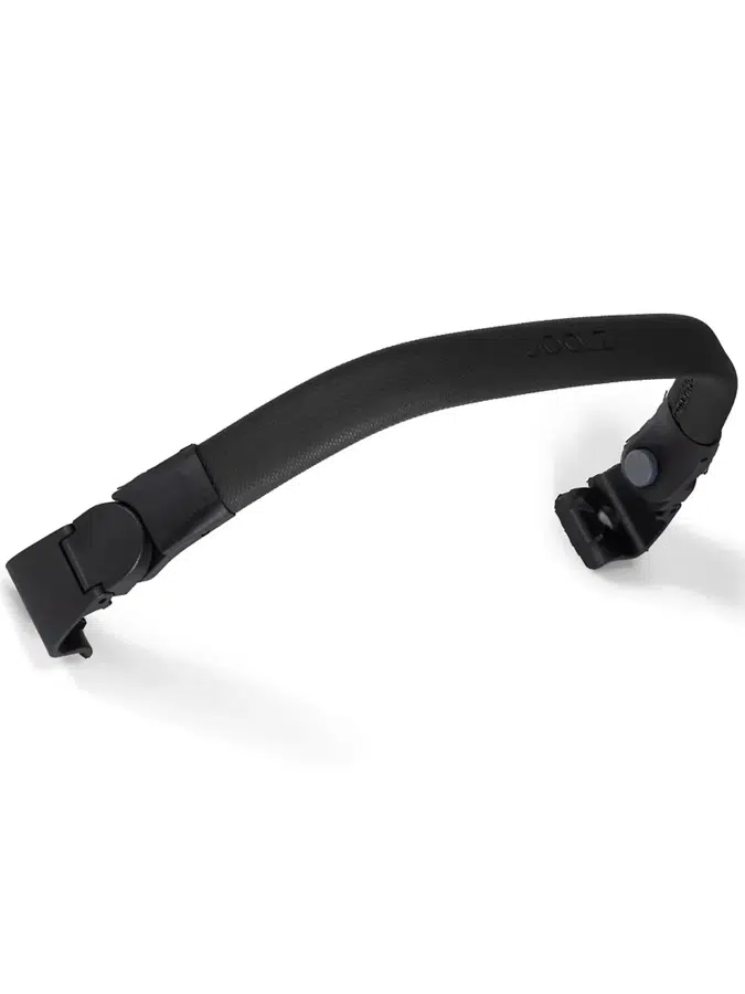 Бампер для коляски Joolz Aer2 black carbon, эко кожа, коричневый