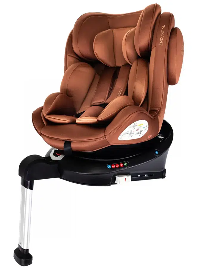 Автокресло 0+/1/2/3 Osann ENO 360° SL Caramel, от 40 до 150 см (0-12 лет), до 36 кг, поворотное, Isofix, карамельный