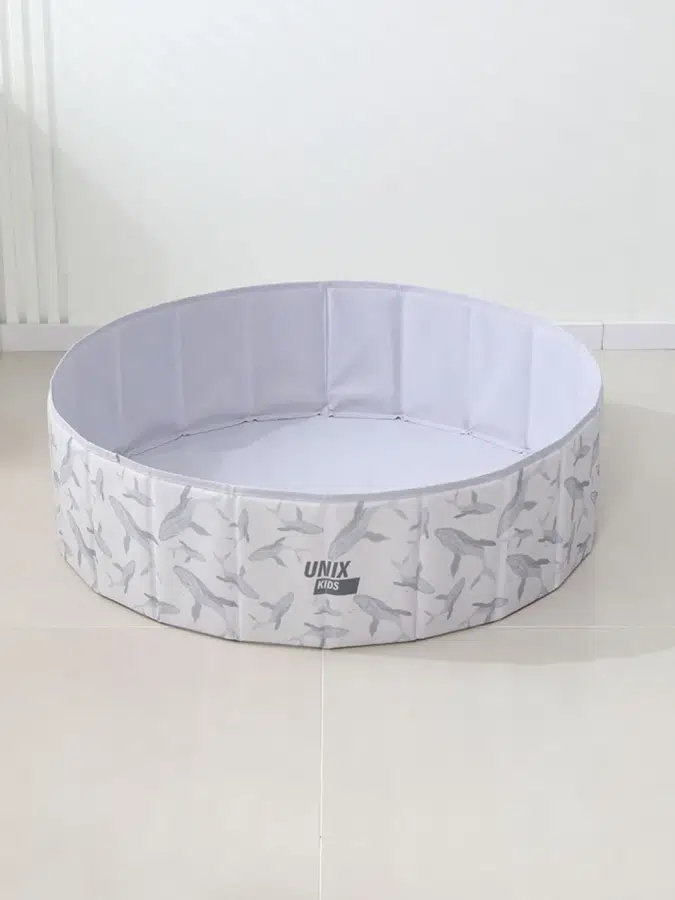 Бассейн сухой для шариков UNIX Kids Ocean 100 см Grey (без шариков) PBPOCEAN100GY