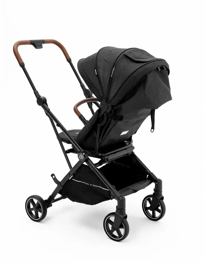 Коляска прогулочная Bumprider Spin 360 поворотное сиденье, Black черный
