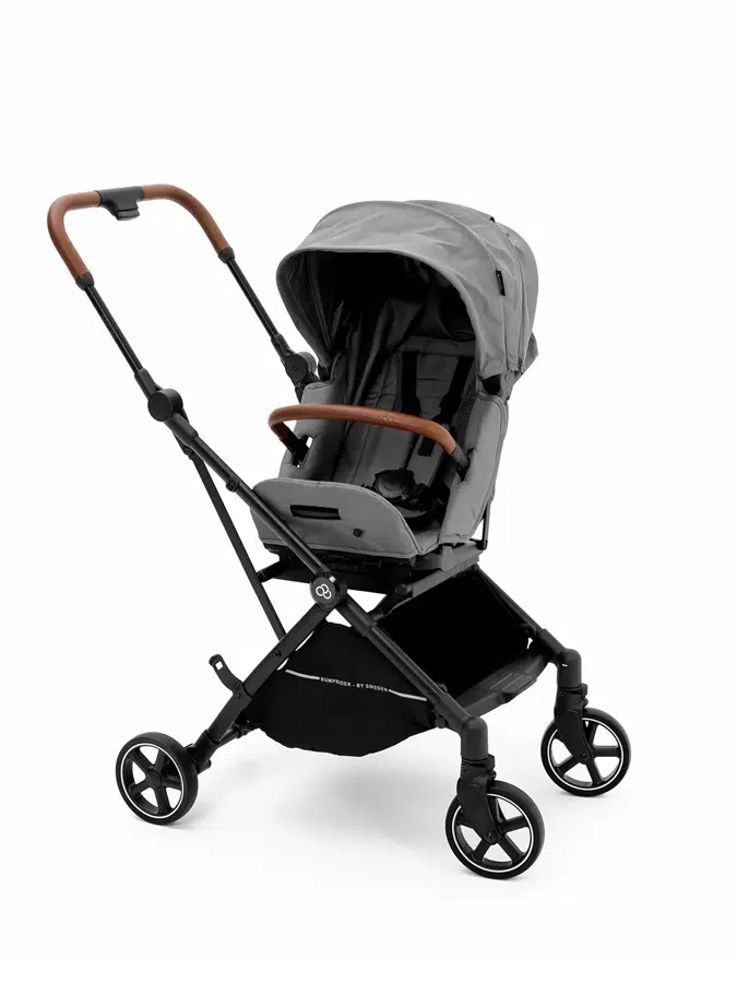 Коляска прогулочная Bumprider Spin 360, поворотное сиденье, Grey серый