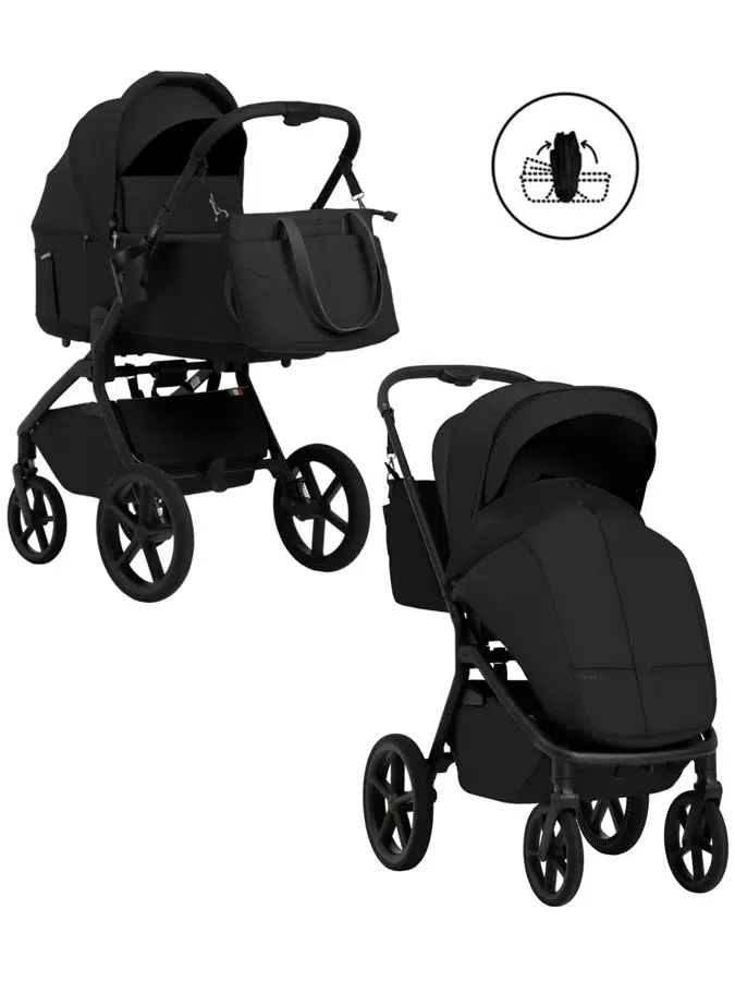 Коляска 2 в 1 SBL /Sweet Baby Orso Black