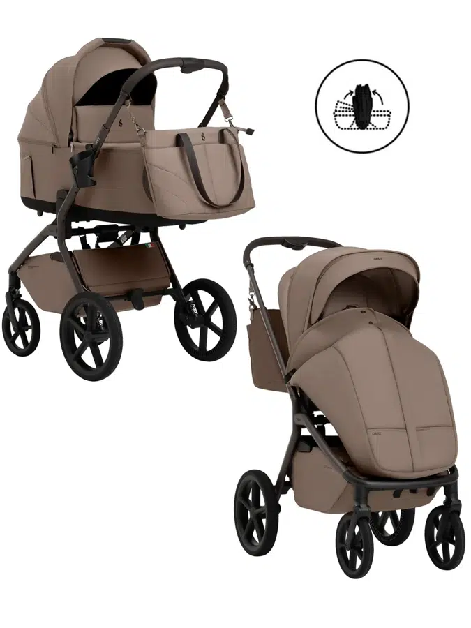Коляска 2 в 1 SBL /Sweet Baby Orso Dark Beige