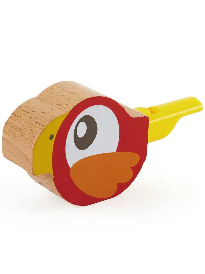 Игрушка музыкальная HAPE «В лесу» Свистулька красная птичка, дерево