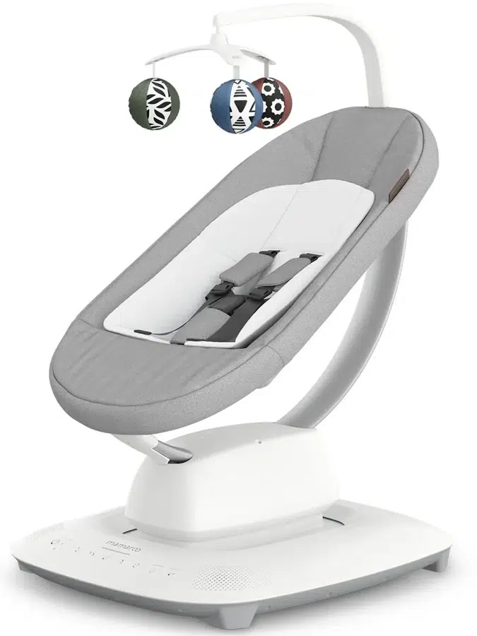 Кресло-качалка UPPAbaby mamaRoo Stella Grey Melange 2001-MRO-EU-STL