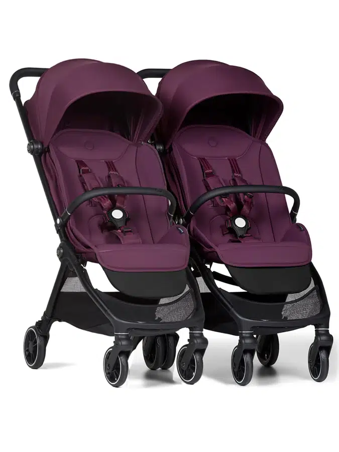 Коляска прогулочная для двойни Bumprider Connect.mini Italian Plum (2 коробки)