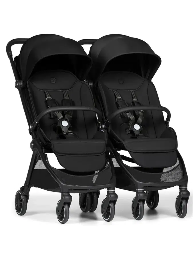 Коляска прогулочная для двойни Bumprider Connect.mini Black (2 коробки)
