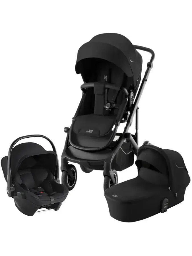Комплект 3 в 1 Britax Roemer Smile 5Z Space Black + BABY-SAFE CORE Space Black