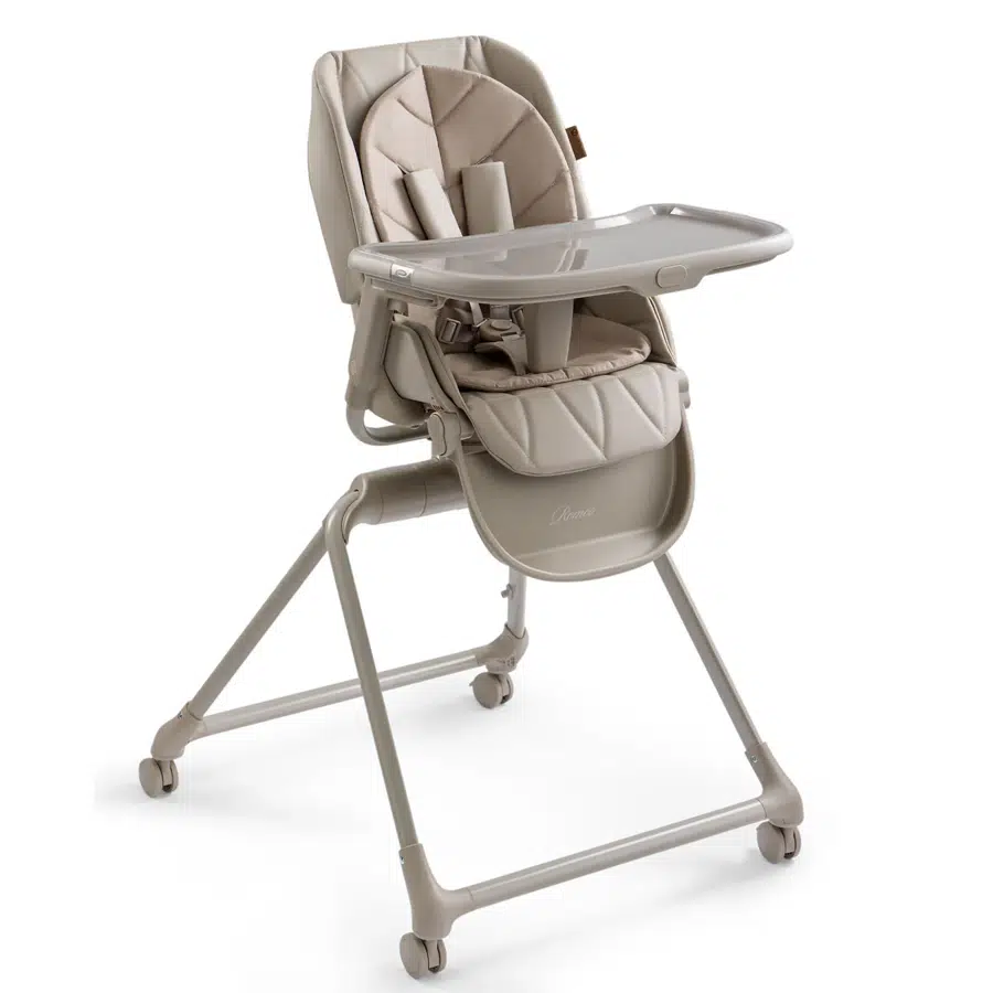 Стул для кормления Happy Baby ROMEO warm grey