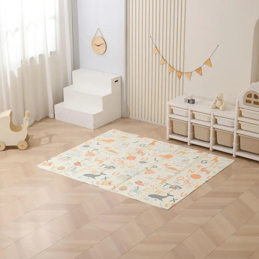Игровой коврик складной UNIX Kids Learning 120x150 см Camel PMLG120CL