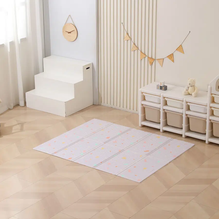 Коврик игровой складной UNIX Kids Simple 120x150 см Grey PMSE120GY