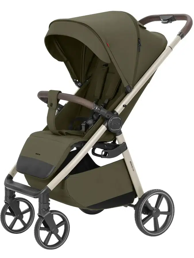 Коляска прогулочная CARRELLO Bravo lite Flax зеленый (Green) CRL-5529