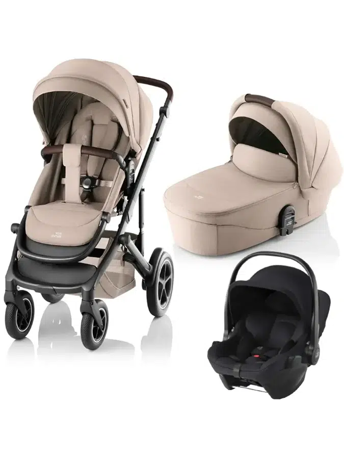 Комплект 3 в 1 Britax Roemer Smile 5Z Style Teak + BS CORE Space Black
