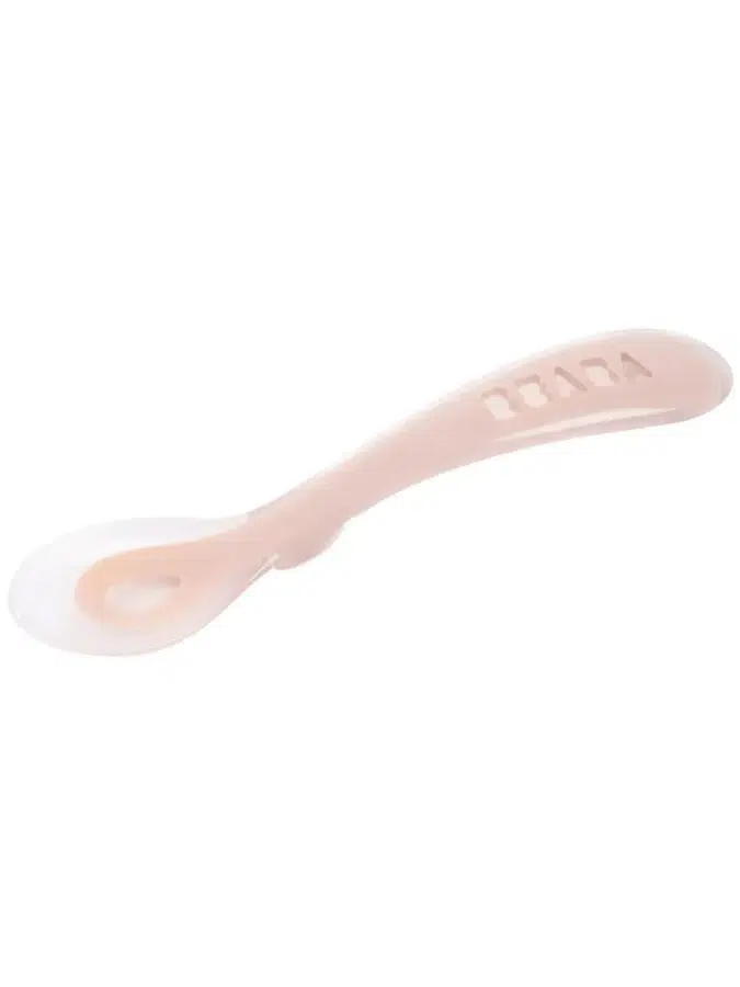 Ложка Beaba эргономическая 2ND AGE Silicone Spoon Cotton Can 913626