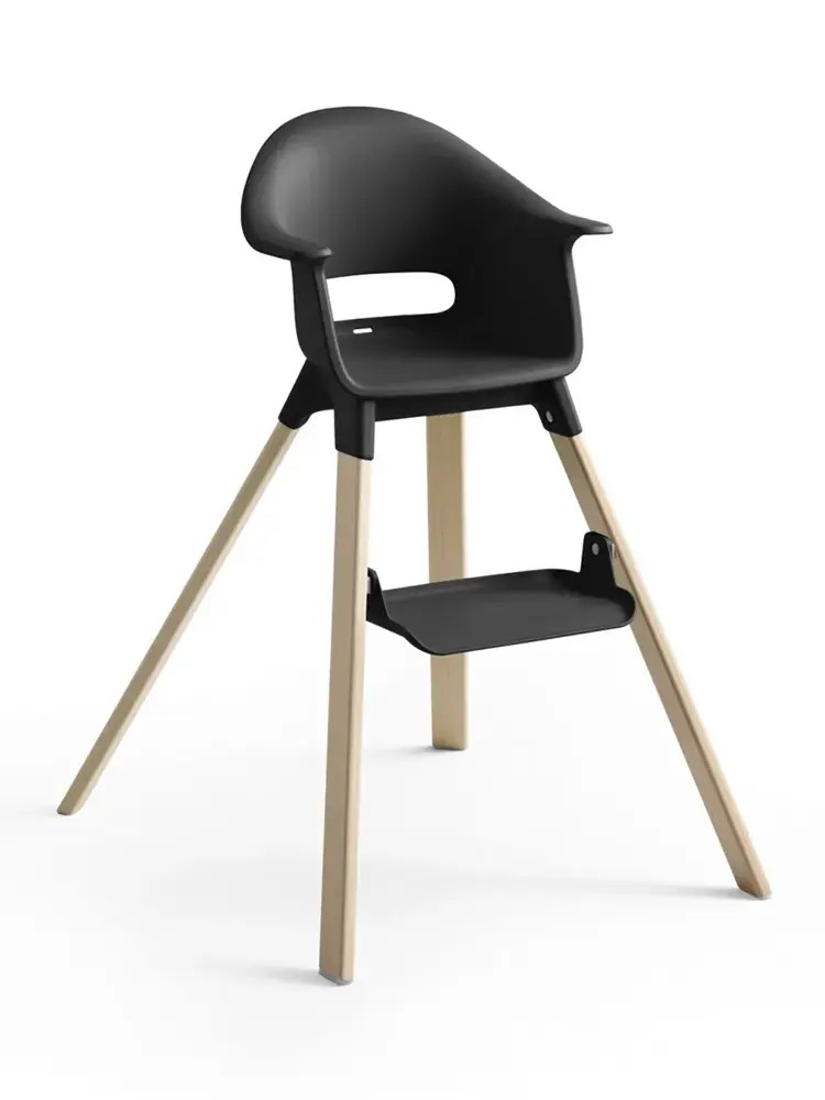 Стульчик Stokke Clikk Черный/Натуральный (Black Natural) 552007 Витрина