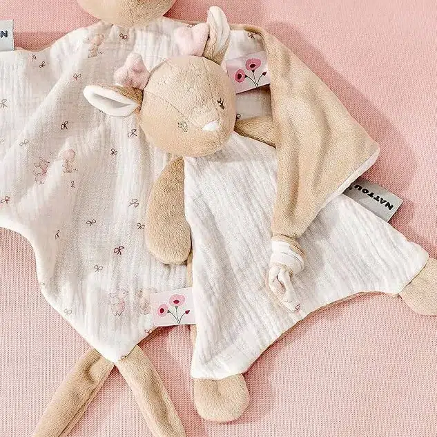 Игрушка мягкая-комфортер Nattou Doudou малая FANFAN Оленёнок 759052