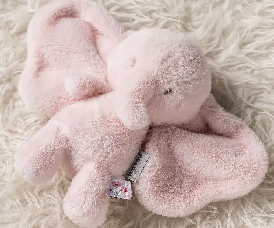 Игрушка мягкая Nattou Soft toy FANFAN Слонёнок pink 759021, плюш