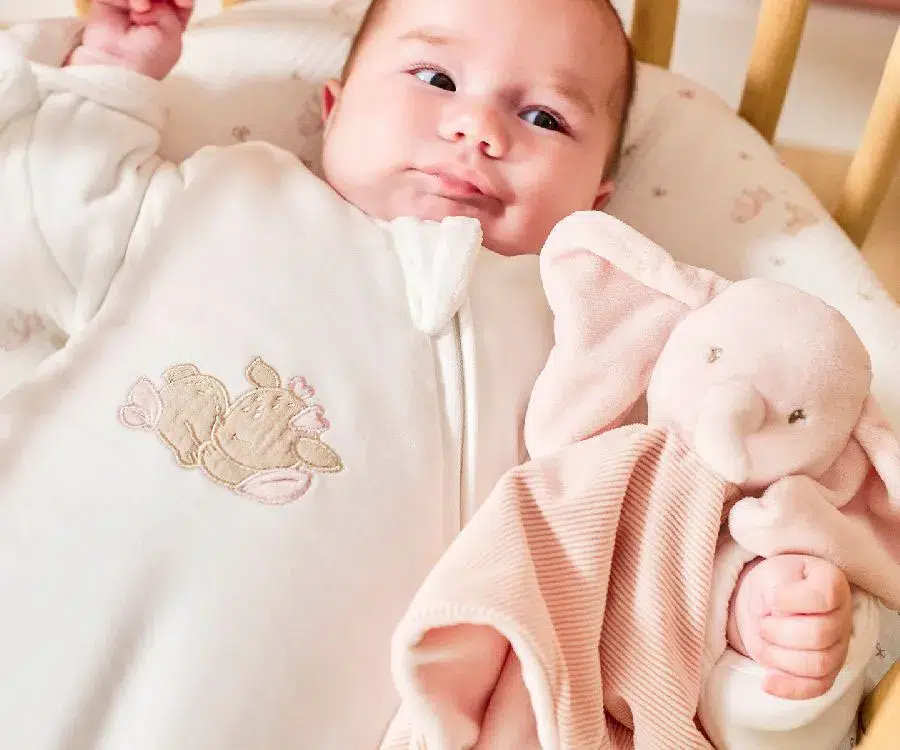 Игрушка мягкая-комфортер Nattou Doudou FANFAN Слонёнок вельвет pink 759113