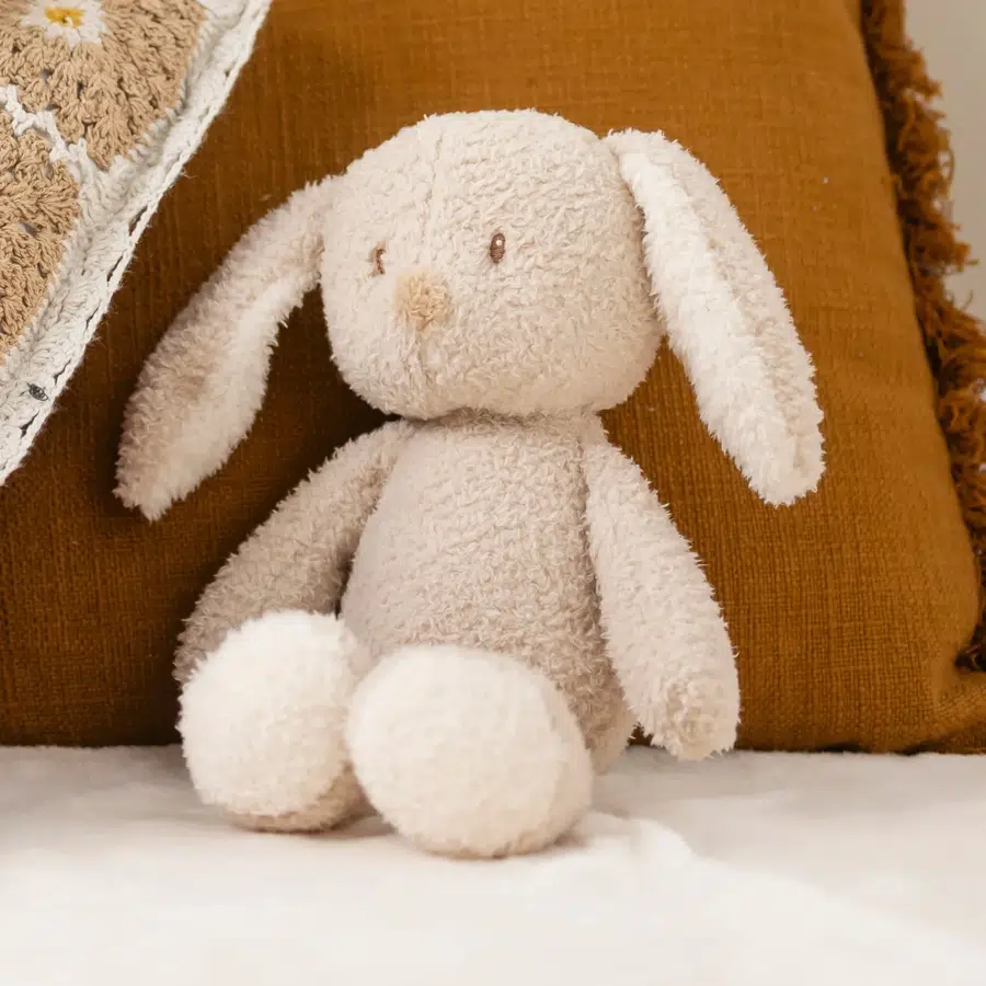 Игрушка мягкая Nattou Soft toy TEDDY Зайчик 856010, бежевый, плюш