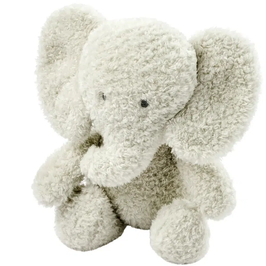 Игрушка мягкая Nattou Soft toy TEDDY Слоненок 856348, белый, плюш