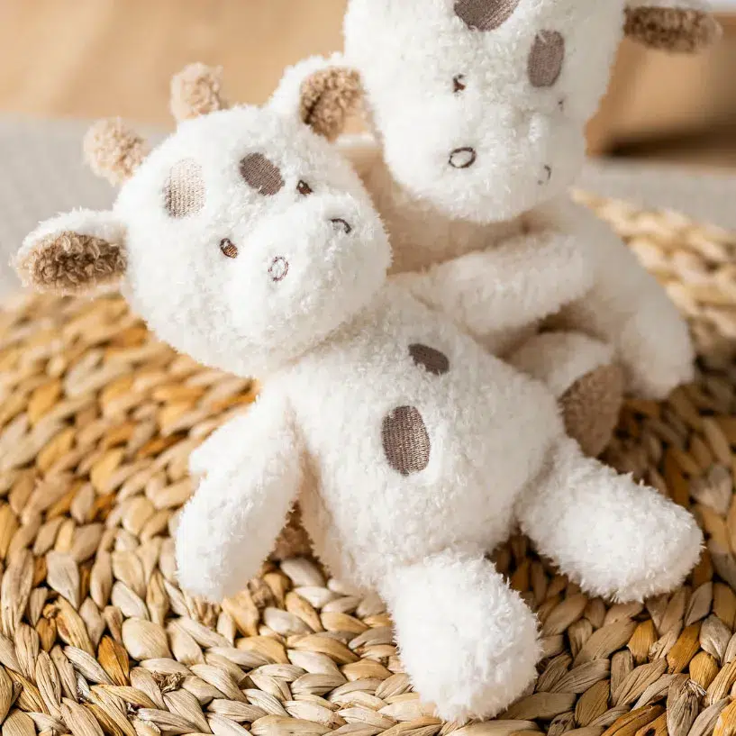 Игрушка мягкая Nattou Soft toy TEDDY Жираф 856355, белый, плюш