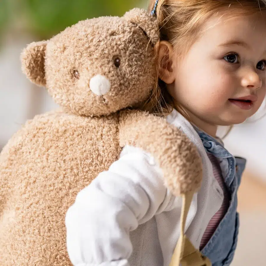 Рюкзак детский Nattou TEDDY Bear Мишка 856478, бежевый, плюш, 20x20x30 см